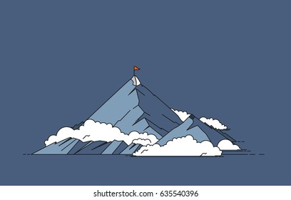 Mountain vector illustration