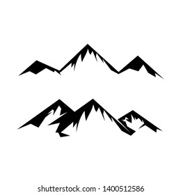 Mountain vector illustration, inspirational for label and badge logo