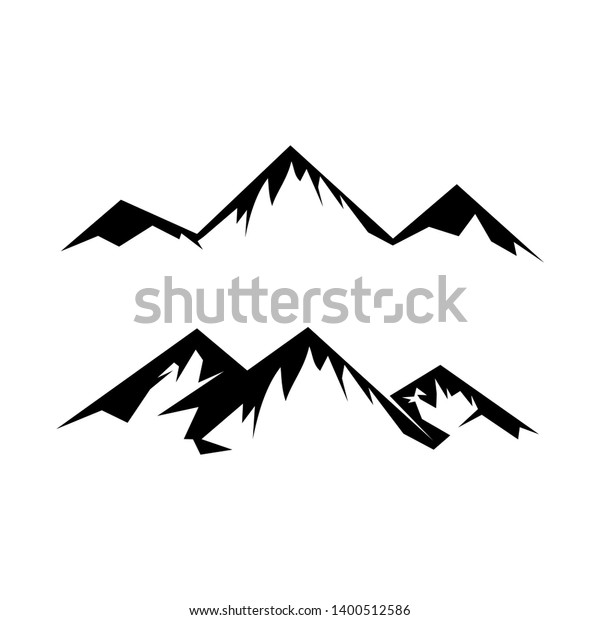 Mountain Vector Illustration Inspirational Label Badge Stock Vector ...