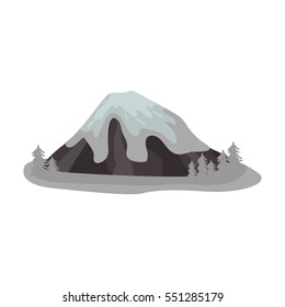 Mountain vector illustration isolated