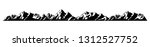Mountain vector illustration, landscape mature silhouette element outdoor icon snow ice tops and decorative isolated camping travel climbing or hiking.