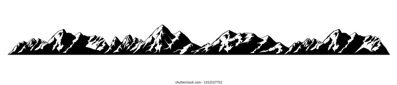 Black Mountain Landscape Images Stock Photos Vectors Shutterstock