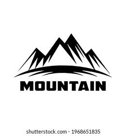 Design des Mountain Vector Illustration-Logos