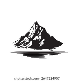 Imagens isentas de royalties com ilustração de vetor de montanha