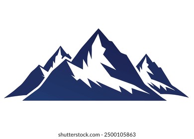 Mountain Vector Illustration: Stunning Vector Art of Mountains, Line Art, and Scenic Designs for Nature and Outdoor-Themed Graphics