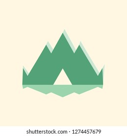 mountain  vector logo 