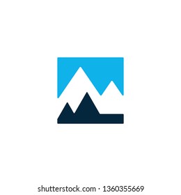 mountain vector logo