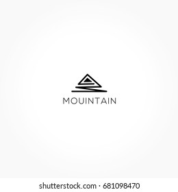 Mountain vector logo