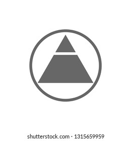 mountain vector logo. aa letter vector logo