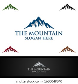 Mountain Logo Elegant Mountain Vector Logo Stock Vector (Royalty Free ...