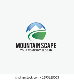 MOUNTAIN Vector Logo Design Template