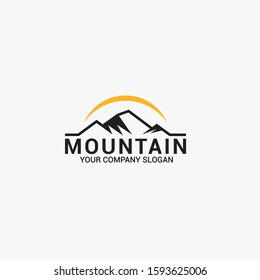MOUNTAIN Vector Logo Design Template