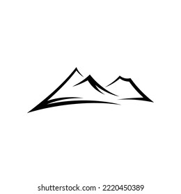 Mountain Vector Logo Design Template