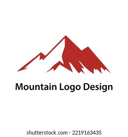 Mountain Vector Logo Graphic Design