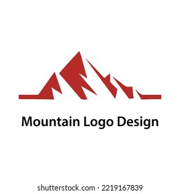 Mountain Vector Logo Graphic Design
