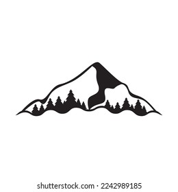 Mountain vector logo icon design