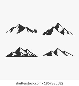 mountain vector,  logo,  and illustration