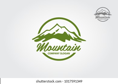 Mountain vector logo illustration. Multipurpose logo for your business. 