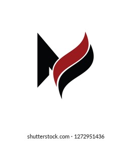 mountain vector logo. m letter vector logo