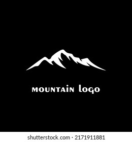 mountain vector logo and suitable for summer camp business, camping, adventure, nature lover, climber and travel