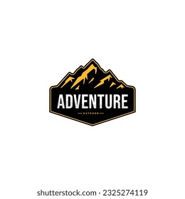 Mountain Vector Logo Template This logo represents nature.