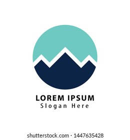 mountain vector logo template travel and adventure business