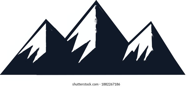 Mountain Vector Logo  - Useful for Expedition And Adventure Purposes - Eps 8