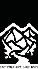 Mountain Vector Royalty Logo Design Inspirations
