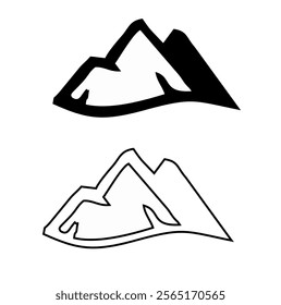 Mountain vector set collection design