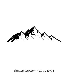 Mountains Set Hand Drawn Rocky Peaks Stock Vector (Royalty Free ...