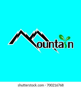Mountain Vector Template Design