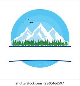 Mountain vectors, Mountain design, mountain t-shat design