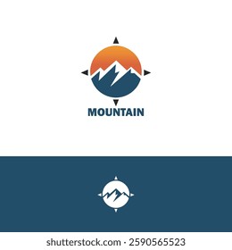 Mountain vectors logo design template
