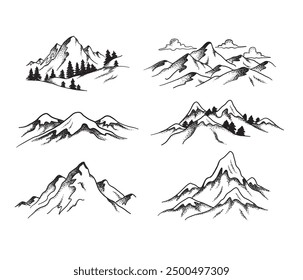 Mountain view design vector illustration
