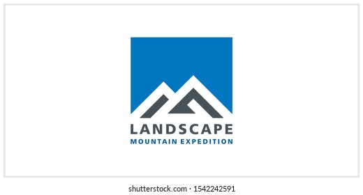 mountain view logo design inspiration
