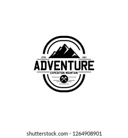 Mountain Vintage Logo Template