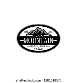 Mountain Vintage Logo Template