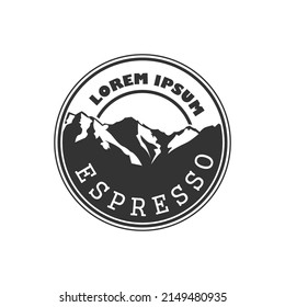 Mountain Vintage Retro Logo Design