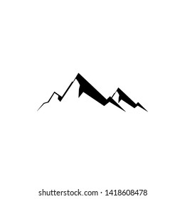 Mountain, Vocano, Summit, Peak Icon Vector Logo - Vector