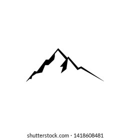 Mountain, Vocano, Summit, Peak Icon Vector Logo - Vector