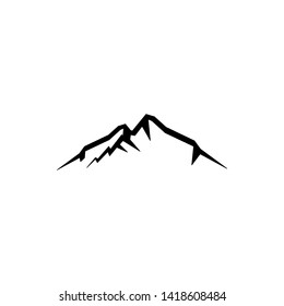 Mountain, Vocano, Summit, Peak Icon Vector Logo - Vector