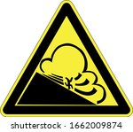 Mountain Warning Sign: watch out for avalanche