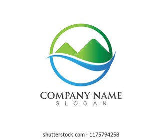 Mountain and water