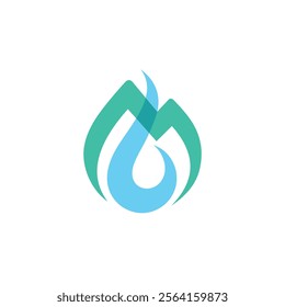 Mountain water with a clean concept