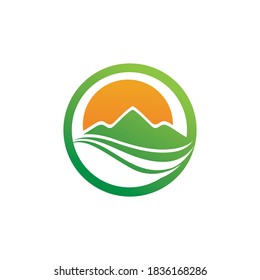 Mountain Water Logo Icon Stock Vector (Royalty Free) 1836168286 ...