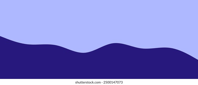 mountain wave dark blue layer vector abstract, flat graphic layered mountain range background landscape design.