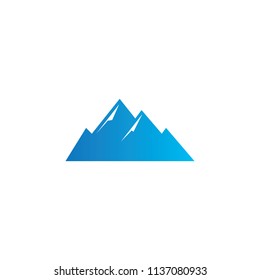 mountain wave sign vector logo
