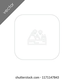 mountain weather icon