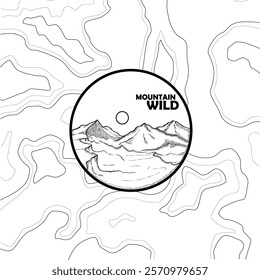 Mountain wild logo design 1