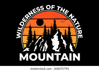 mountain wilderness nature pine style